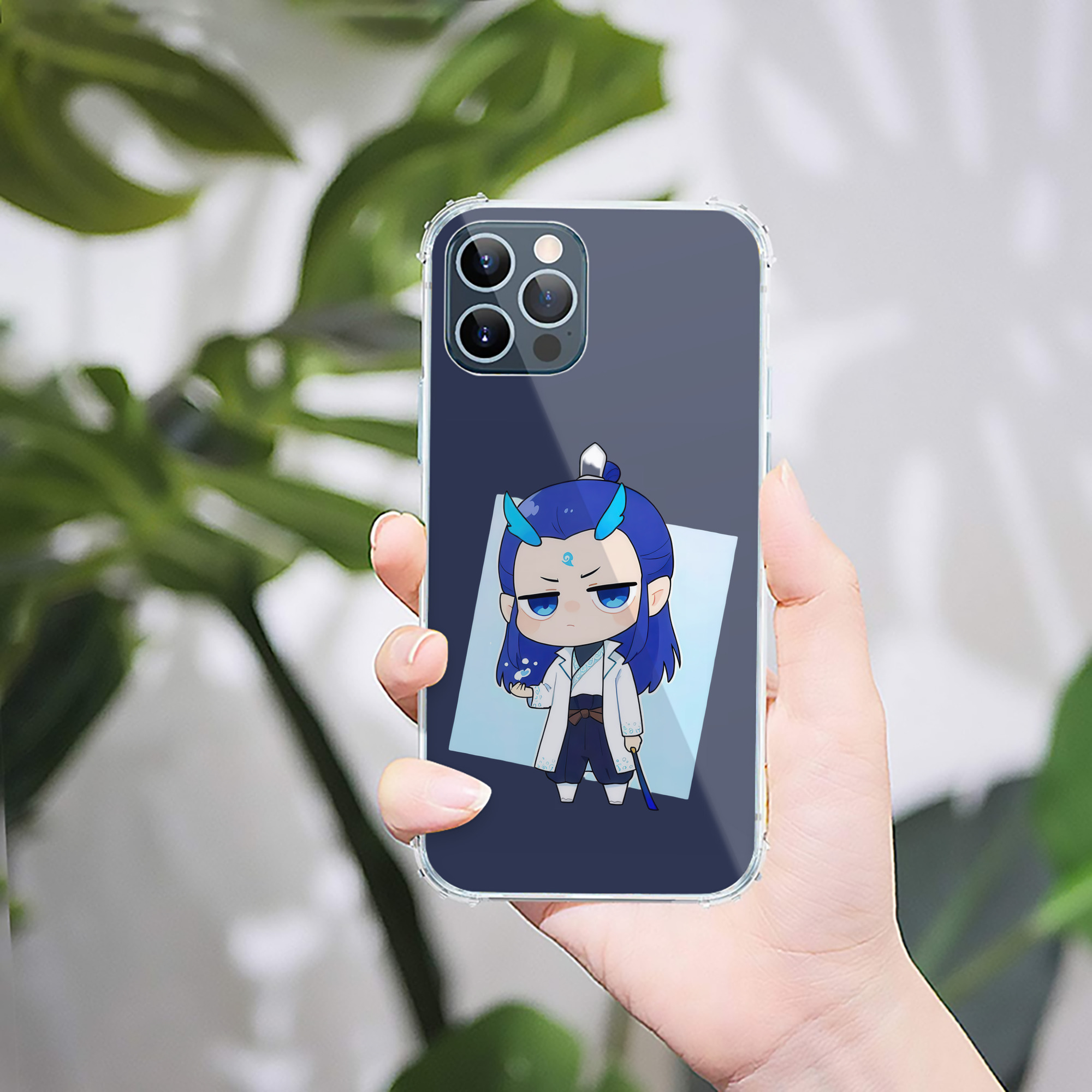 （画像用） Ne Zha 2 ナタ 魔童の大暴れ 【iPhone 12シリーズ対応】透明スマホケース（クリアソフトケース）